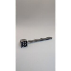 Vintage Italian Cast Metal‎ Meat Tenderizer Mallet Dual Sided Hammer Made Italy